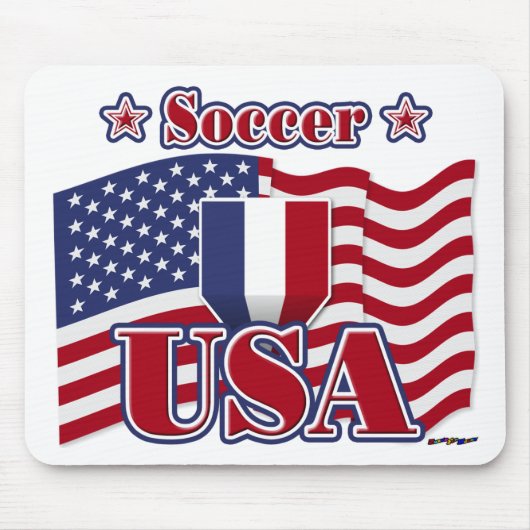 サッカーUSA マウスパッド (正面)