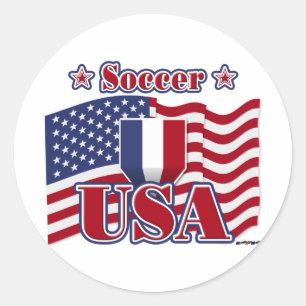 サッカーUSA ラウンドシール