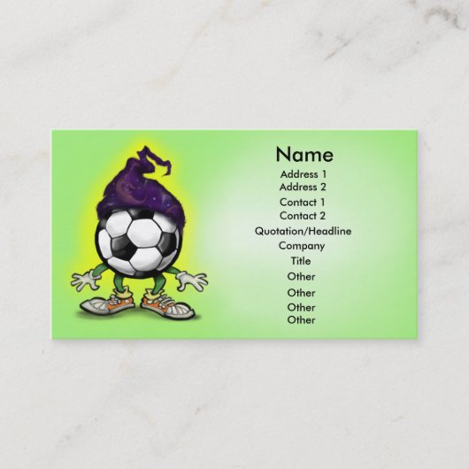 サッカーWizカード 名刺 (正面)