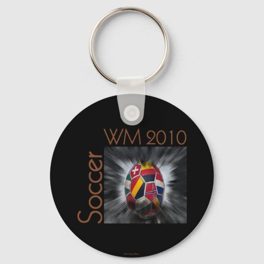 サッカーWM 2010キーチェーン キーホルダー (正面)