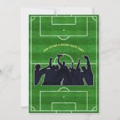 サッカ遊ールのフィールド誕生日パーティー 招待状 (裏面)