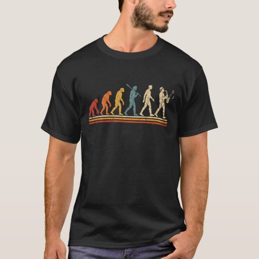 サックスおもしろ Tシャツ (正面)