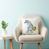 サックスと音楽のバニー クッション (椅子)