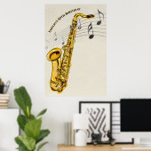 サックスのポスター ポスター (ホームオフィス)