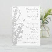 サックスのリサイタル 招待状 (スタンド正面)