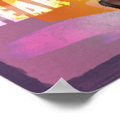 サックスの女の子 – はっきりしたノート，ワイルドハート ポスター (角)