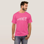 サックスの進化 クールな音楽 クラシック オーケストラ Tシャツ (正面フル)