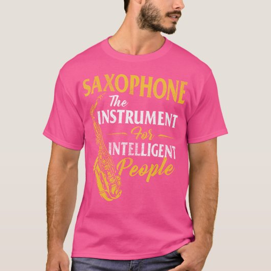 サックスは知的な人のための楽器 Sa Tシャツ (正面)