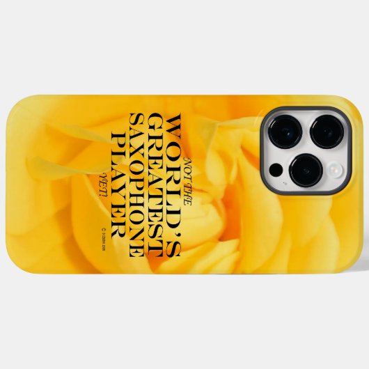 サックスもっとも偉大プレイヤーはまだケースメイトiPhone Cas Case-Mate iPhoneケース (裏面 (横))