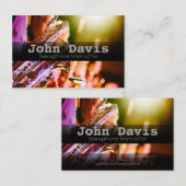 サックスインストラクター名刺 名刺 (正面/裏面)