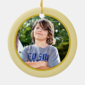 サックスカスタムプレイヤーミュージシャンオーナメント セラミックオーナメント (裏面)