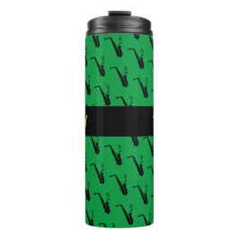 サックスクールグリーン音楽 タンブラー