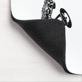 サックスパーソナライズされたフォン マウスパッド (コーナー)