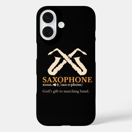 サックスフォン - サックスフォンの定義 Case-Mate iPhoneケース (裏面)