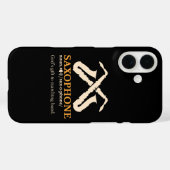 サックスフォン - サックスフォンの定義 Case-Mate iPhoneケース (裏面 (横))
