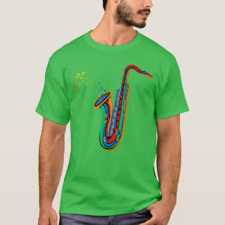 サックスプレーヤーのギフト サックス v tシャツ