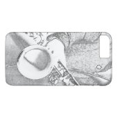 サックスプレーヤー Case-Mate iPhoneケース (裏面(横))