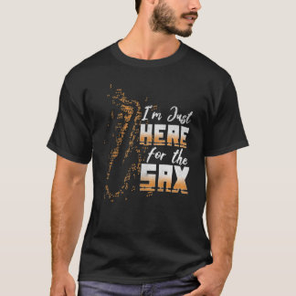 サックスミュージシャンラブスサクソのためのジャズ音楽 Tシャツ