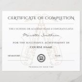 サックスモダンフォンコース修了証 (正面)