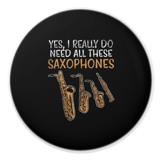 サックス型 セラミックノブ (正面)