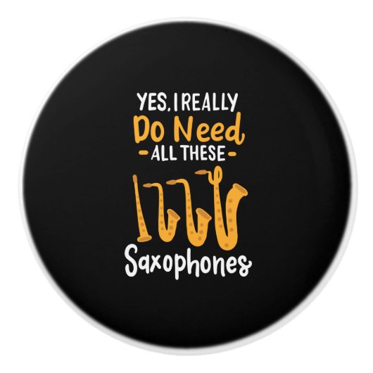 サックス型 セラミックノブ (正面)