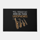 サックス型 ドアマット (正面)