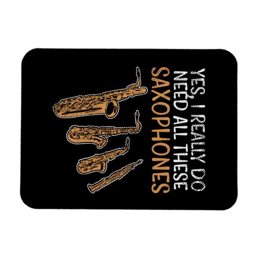 サックス型 マグネット (横)