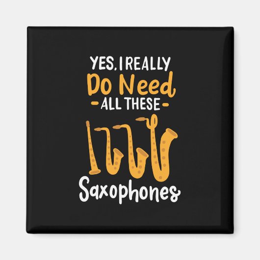 サックス型 マグネット (正面)