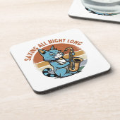 サックス奏者のための - All Night Long を守る コースター (左側)