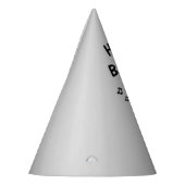 サックス奏者シルバー誕生日パーティー パーティーハット (左)