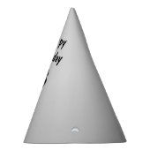 サックス奏者シルバー誕生日パーティー パーティーハット (右)