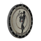 サックス奏者パーソナルマンケーブ規制 ダーツボード (正面左)