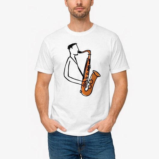 サックス奏者 - 音楽好き Tシャツ