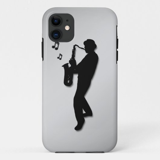 サックス奏者 Case-Mate iPhoneケース (裏面)