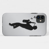 サックス奏者 Case-Mate iPhoneケース (裏面(横))