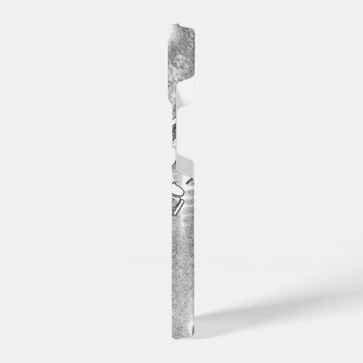 サックス奏者 iPhoneケース (左側面)