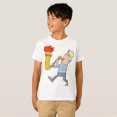 サックス奏者 Tシャツ (正面フル)