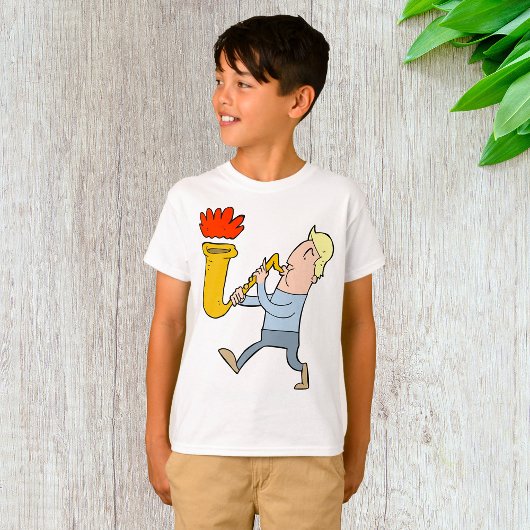 サックス奏者 Tシャツ