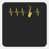 サックス心拍 スクエアシール (正面)