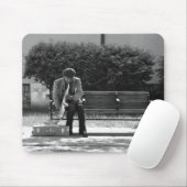 サックス演奏者のマウスパッド マウスパッド (マウス)