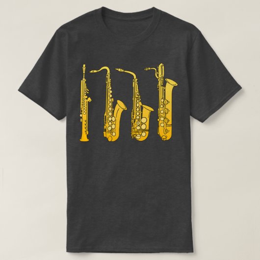 サックス科 Tシャツ (デザイン正面)