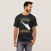 サックス聞に行く母 Tシャツ (正面フル)