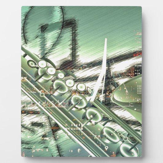 サックス音楽デザインアクセサリーカスタマイズ-  フォトプラーク (正面)