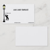 サックス音楽ロゴ 名刺 (正面/裏面)