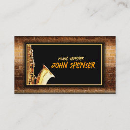 サックス音楽紳士クラブカード 名刺