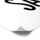 サックス – オロテルサックスおもしろいポンパン ポスター (角)