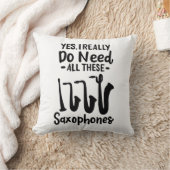 サックス – サックスの種類 クッション (ブランケット)