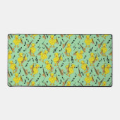 サックス・シック・サクソフォン音楽ノート デスクマット (正面)