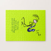 サックス・ジャズ・ミュージック ジグソーパズル (横)