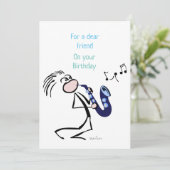 サックス・ジャズ・ミュージック 招待状 (スタンド正面)